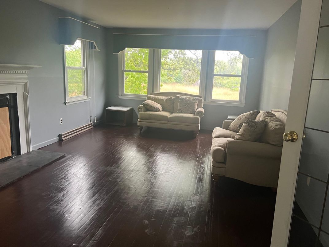 Fireplace, Interior, Wood Texture Flooring
