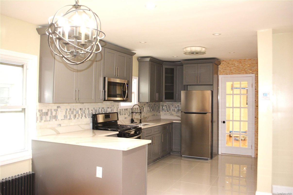 Interior, Kitchen, Recessed Lighting, Stainless Steel Appliances