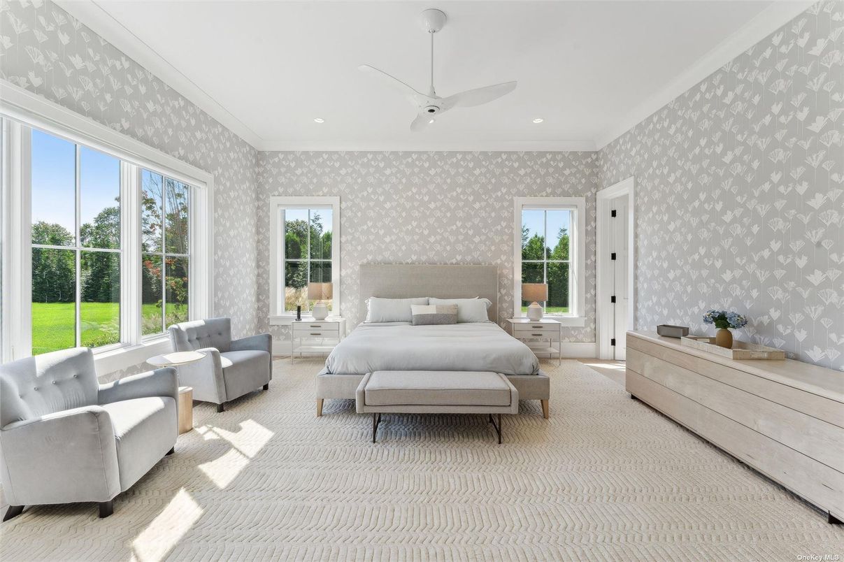 Bedroom, Interior, Recessed Lighting