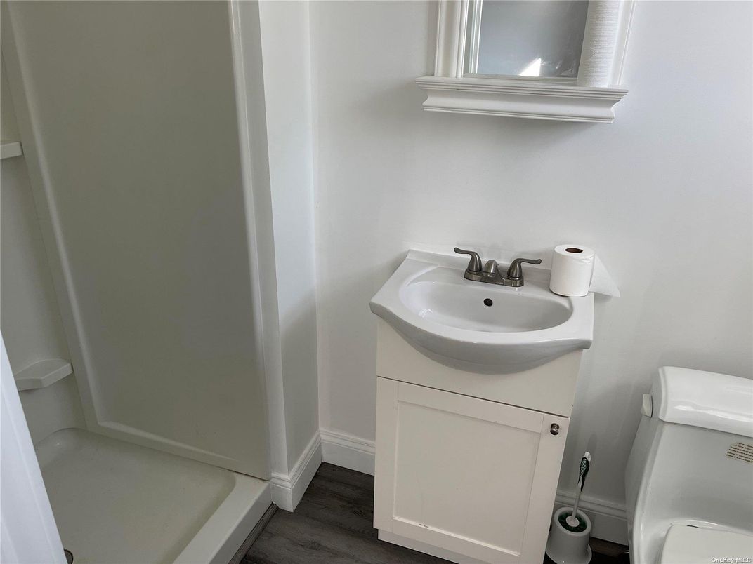 Bathroom, Interior, Wood Texture Flooring