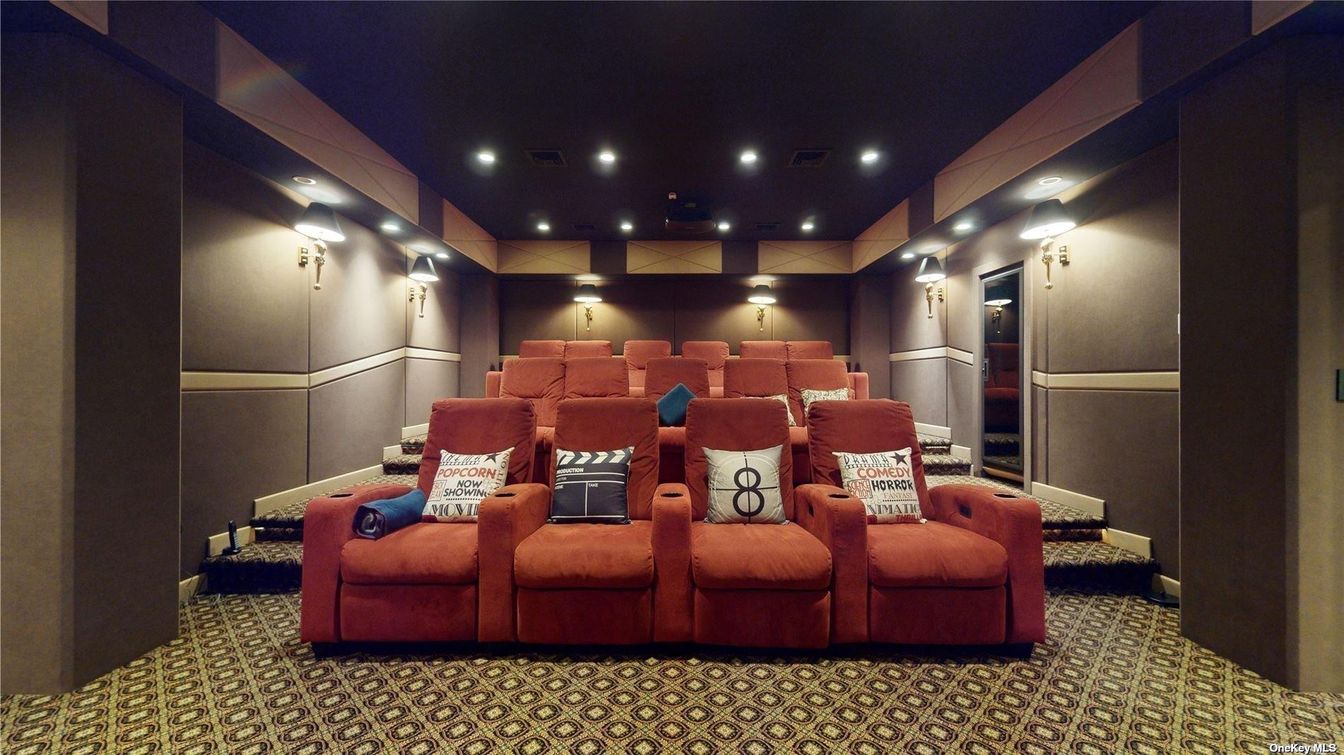 Home Theatre Room, Interior, Recessed Lighting, Theatre Room