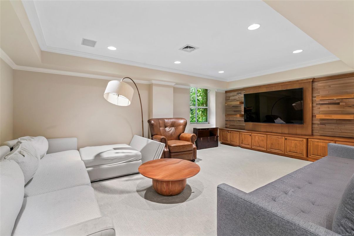 Interior, Living room, Recessed Lighting
