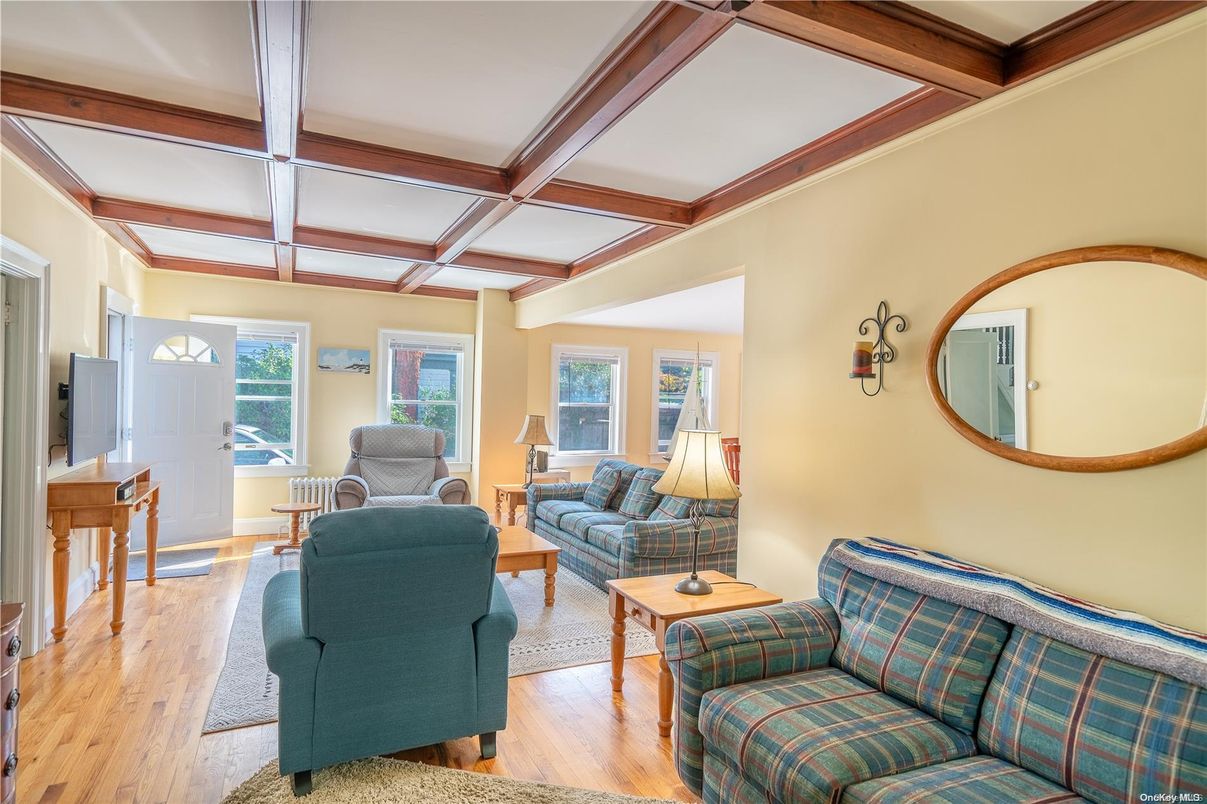 Interior, Living room, Wooden Beams, Wood Texture Flooring