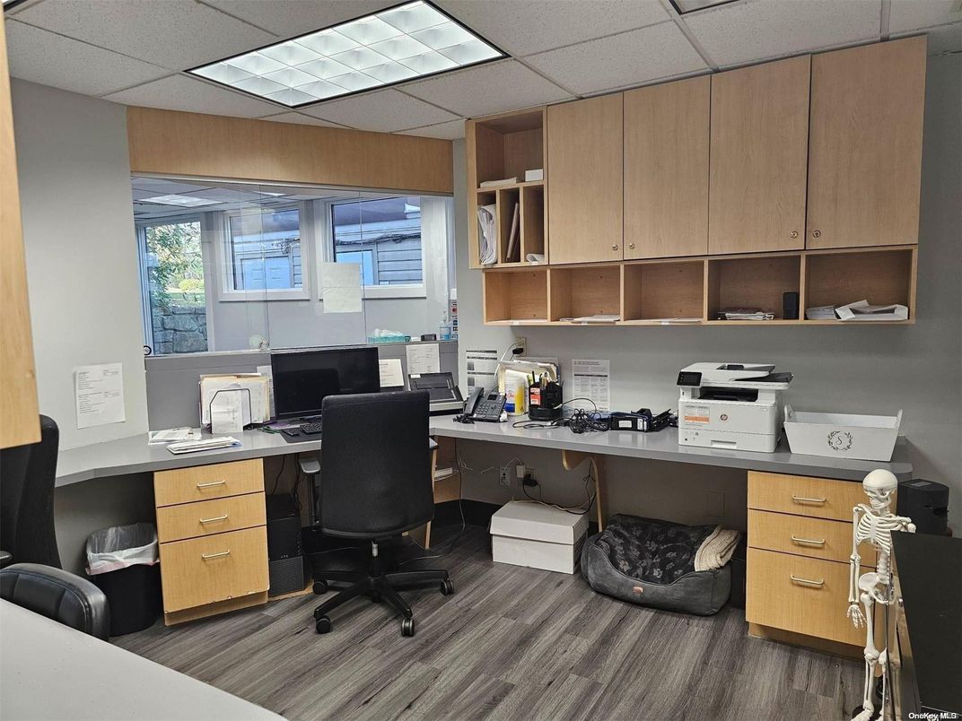 Home Office, Interior, Wood Texture Flooring
