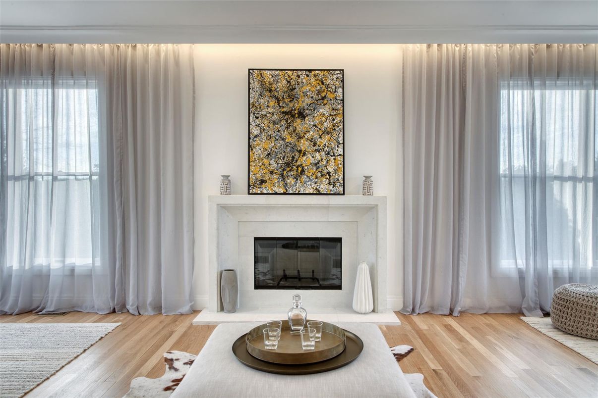 Fireplace, Interior, Wood Texture Flooring