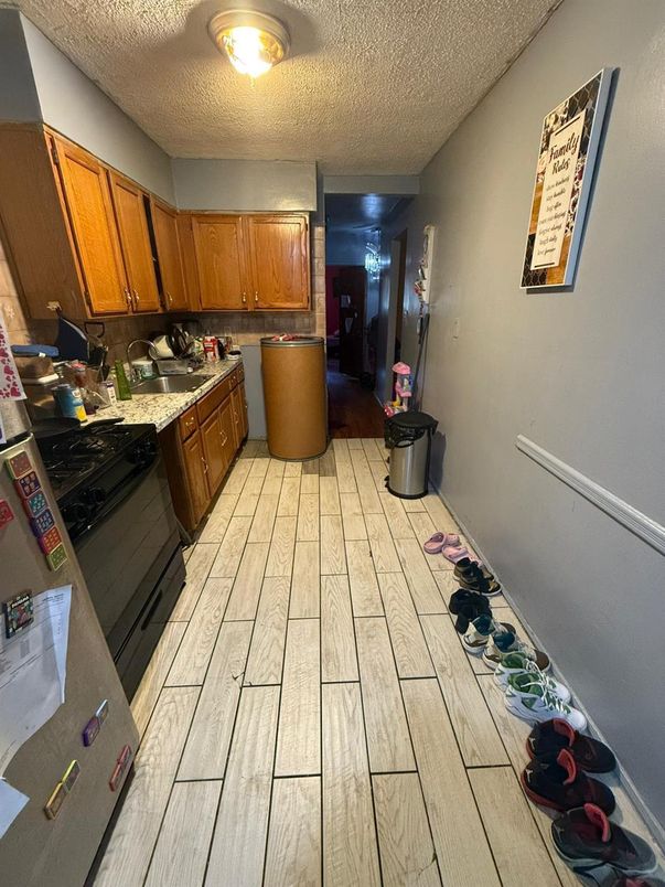 Interior, Kitchen, Wood Texture Flooring