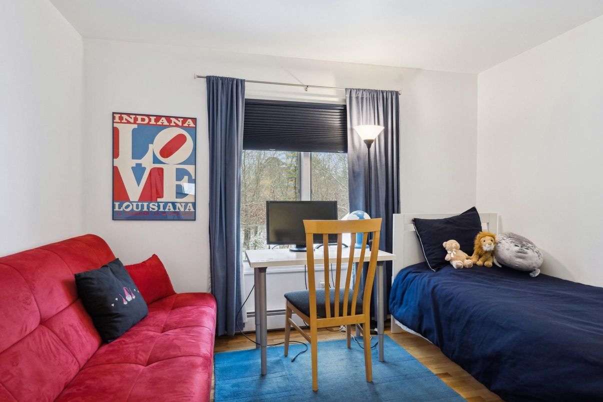 Bedroom, Home Office, Interior, Wood Texture Flooring