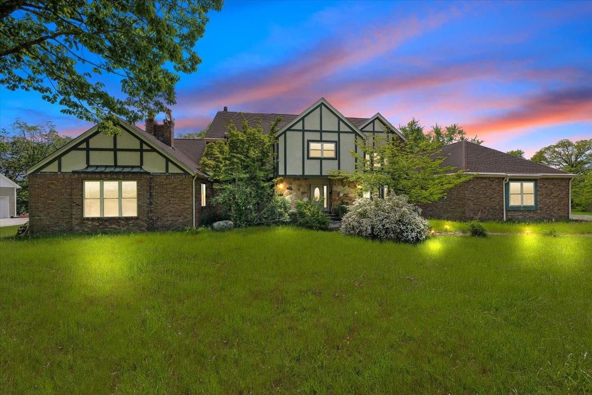 Backyard, Exterior, Facade, Brick Facade, Tudor Revival