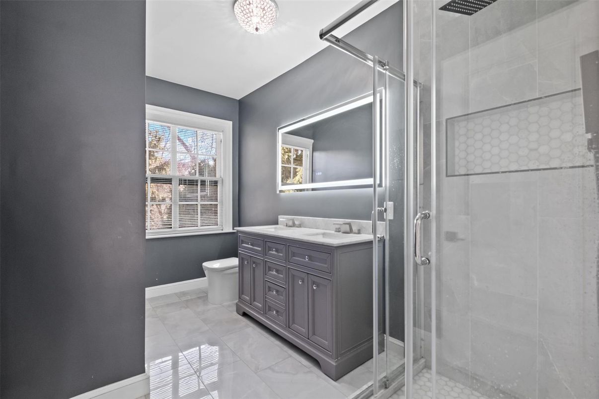 Bathroom, Glass Shower, Interior