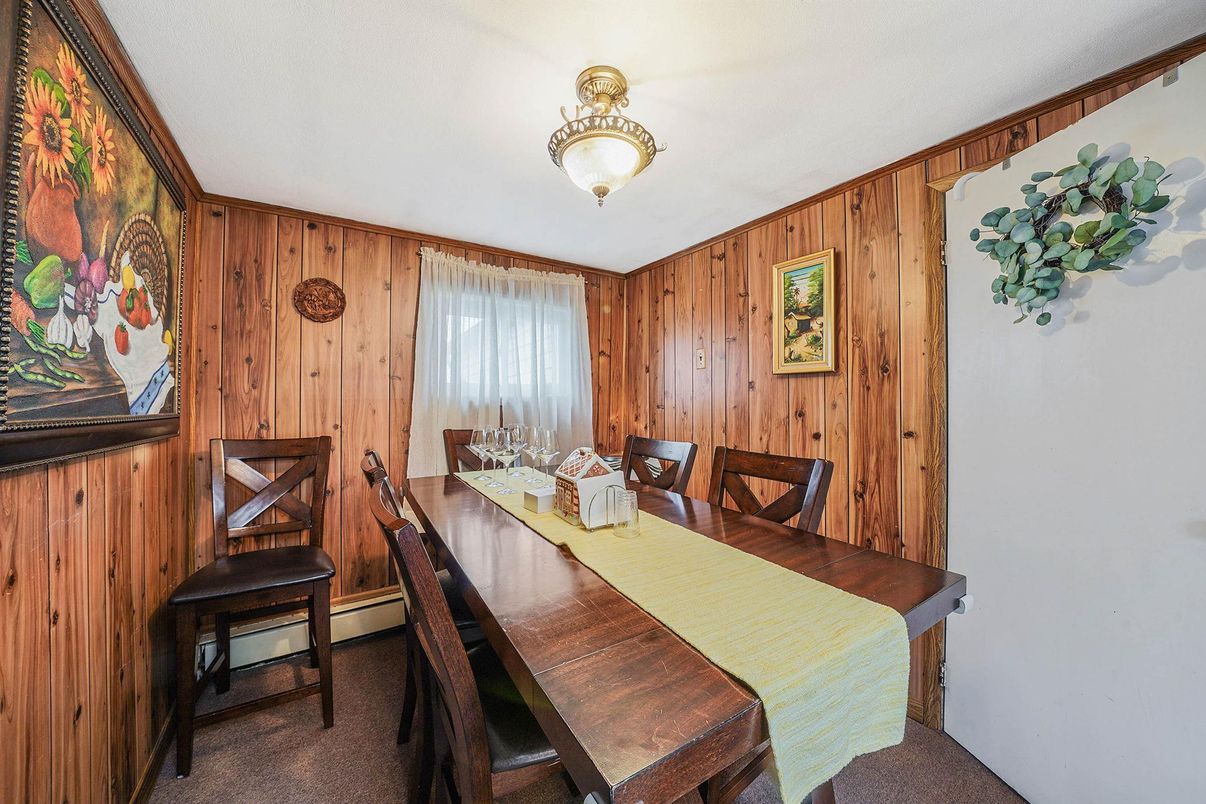 Dining room, Interior, Wooden Walls
