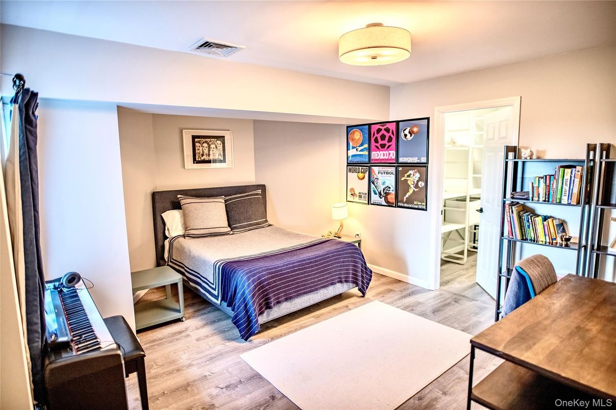 Bedroom, Interior, Wood Texture Flooring