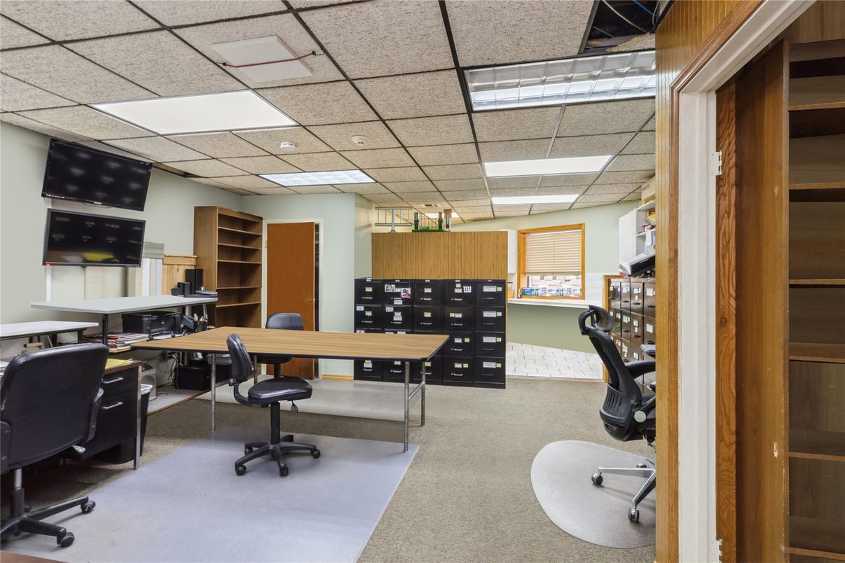 Home Office, Interior, Recessed Lighting