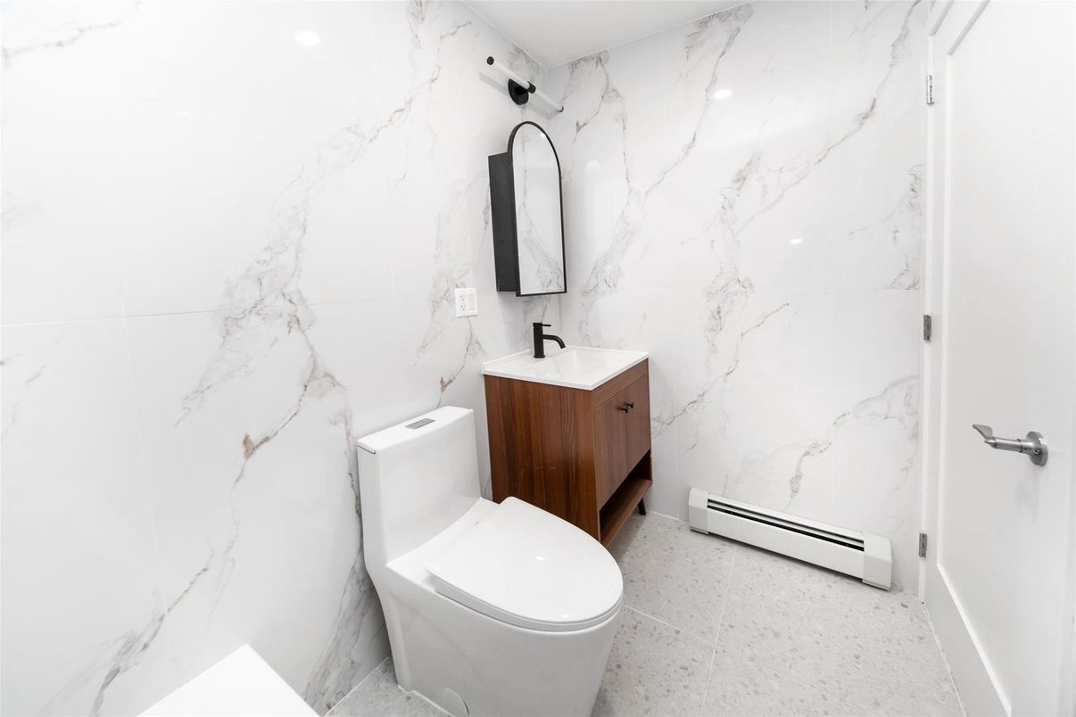 Bathroom, Interior, Marble Walls