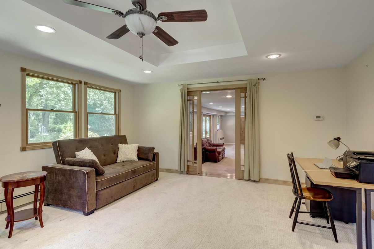 Home Office, Interior, Recessed Lighting