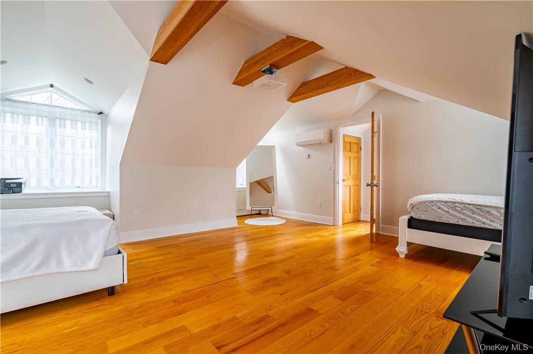 Bedroom, Interior, Wooden Beams, Wood Texture Flooring