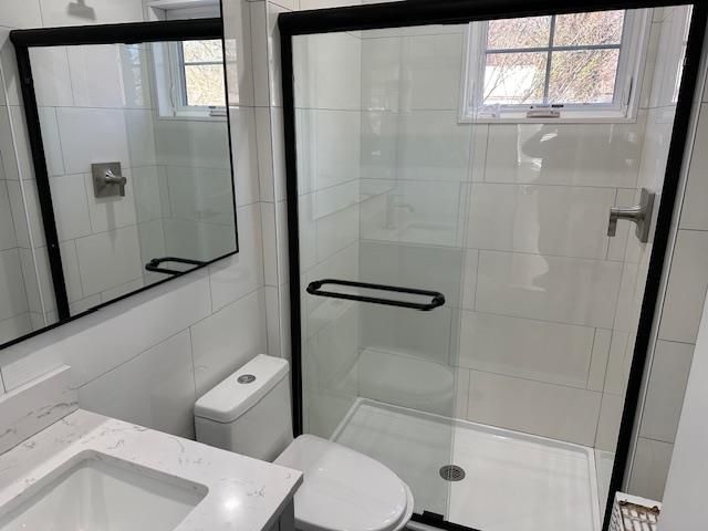 Bathroom, Glass Shower, Interior, Marble Walls