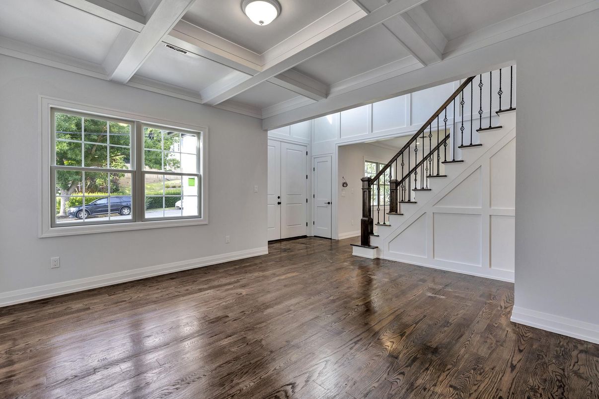 Empty room, Interior, Wood Texture Flooring
