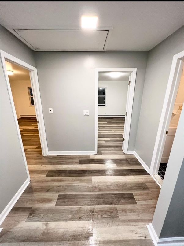 Empty room, Interior, Wood Texture Flooring