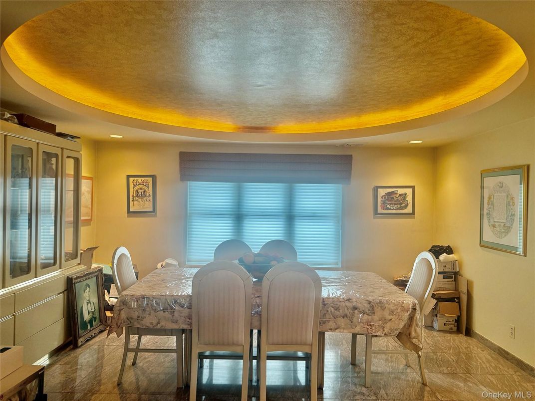 Dining room, Interior, Recessed Lighting
