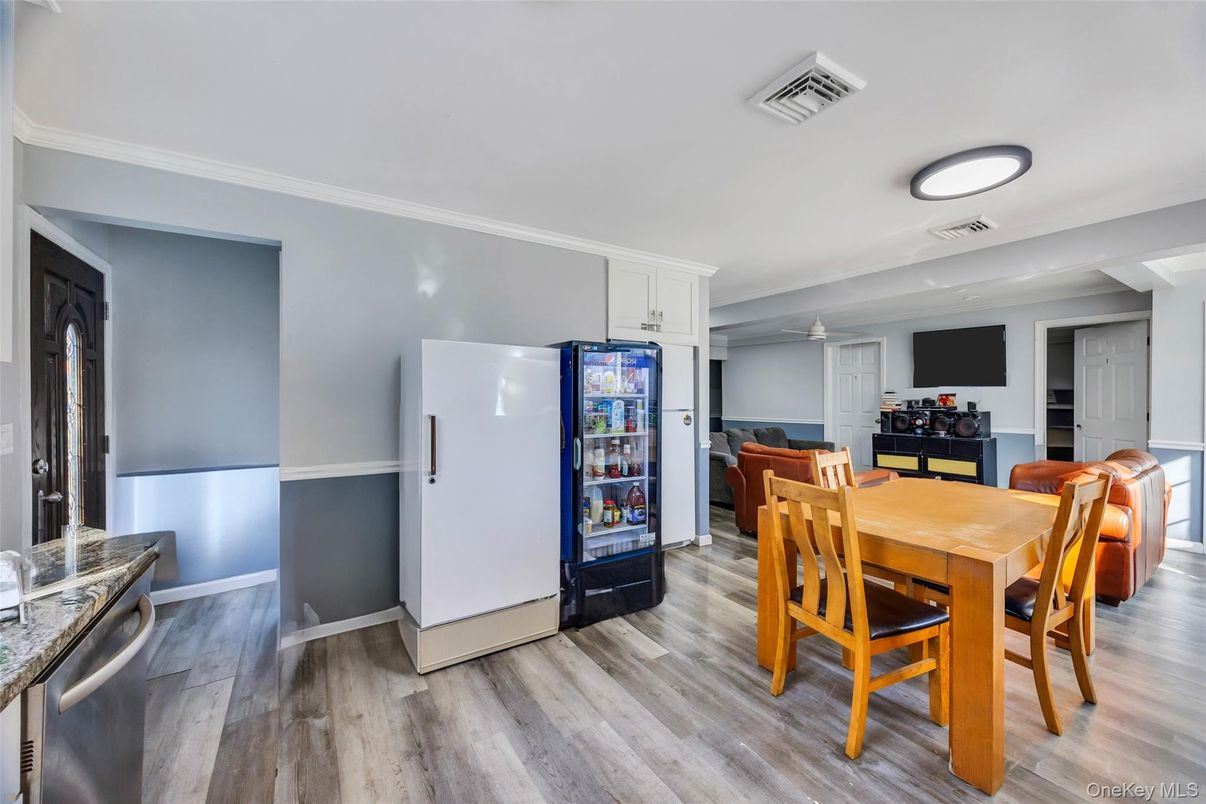 Dining room, Interior, Wood Texture Flooring