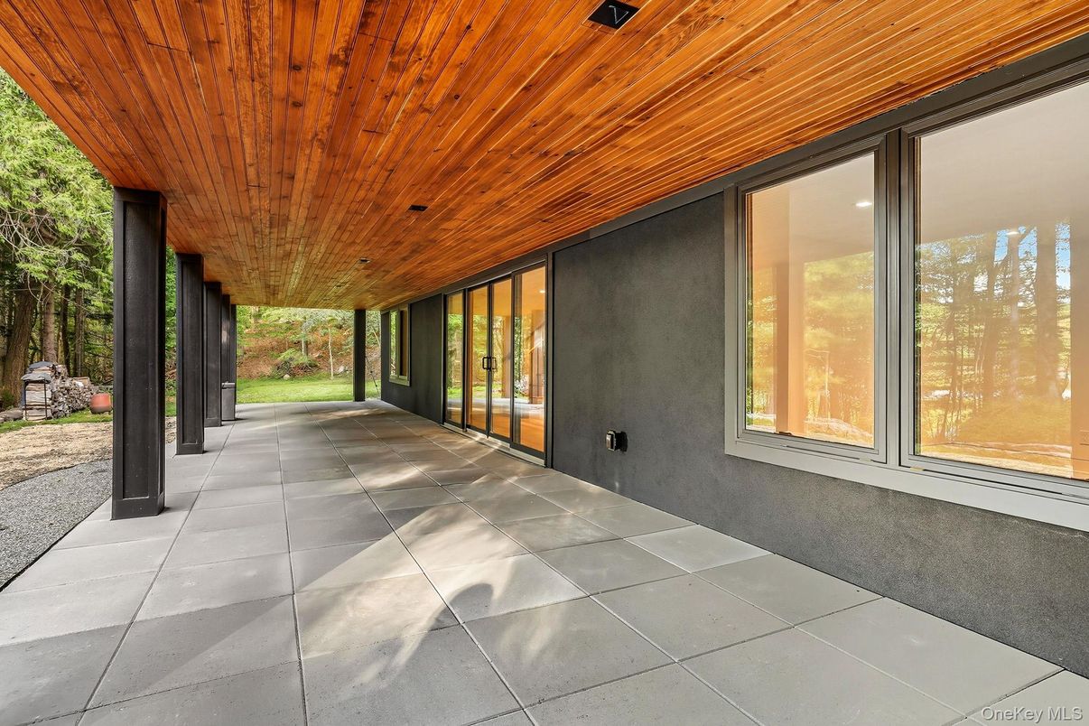 Interior, Sun Room, Wooden Ceilings