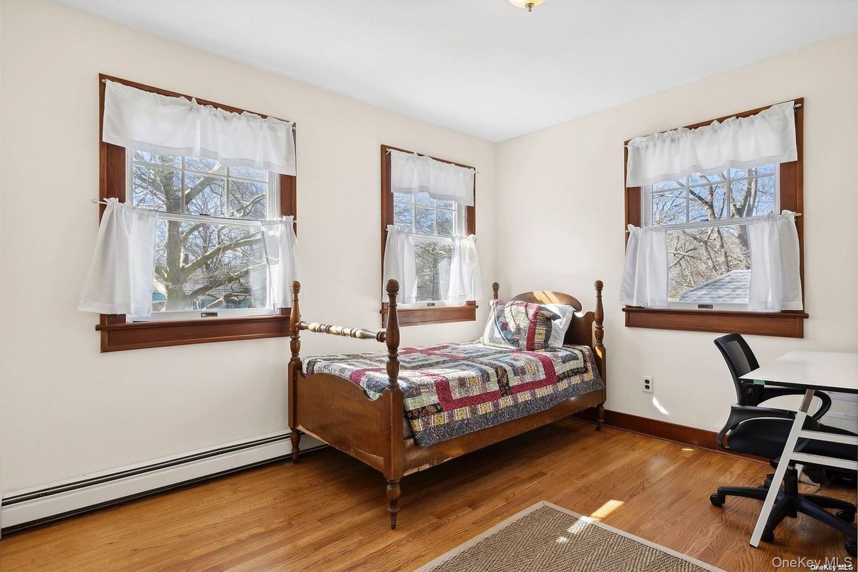Bedroom, Home Office, Interior, Wood Texture Flooring
