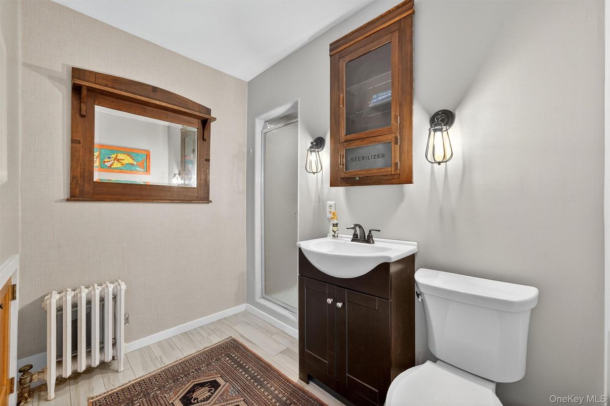 Bathroom, Interior, Wood Texture Flooring