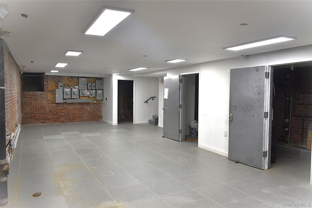 Interior, Recessed Lighting, Stone Walls