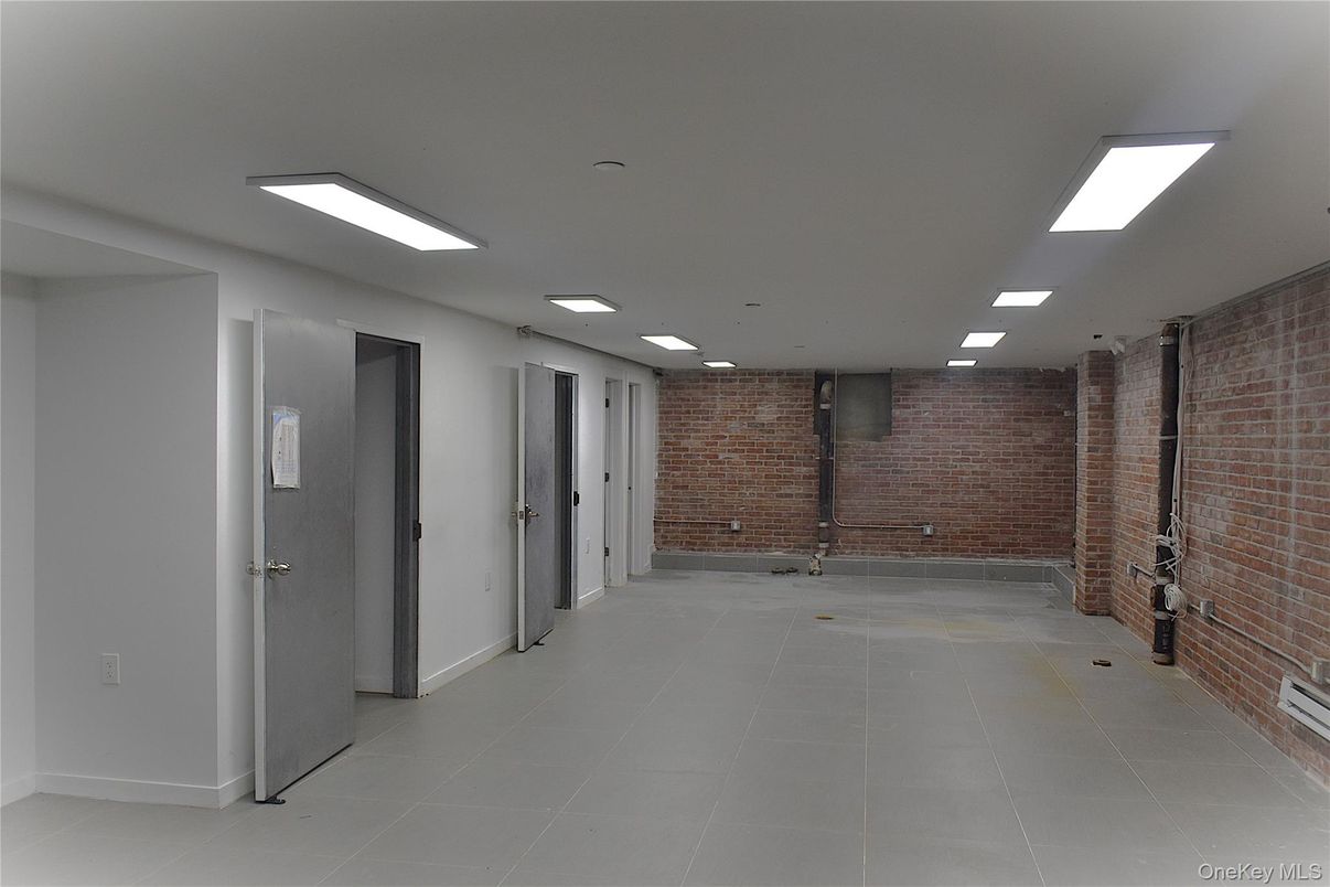 Interior, Recessed Lighting, Stone Walls