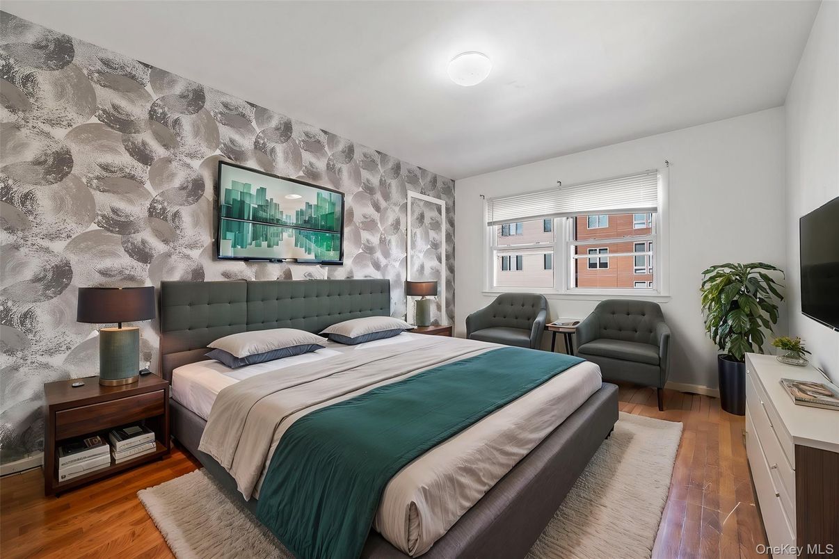 Bedroom, Interior, Wood Texture Flooring