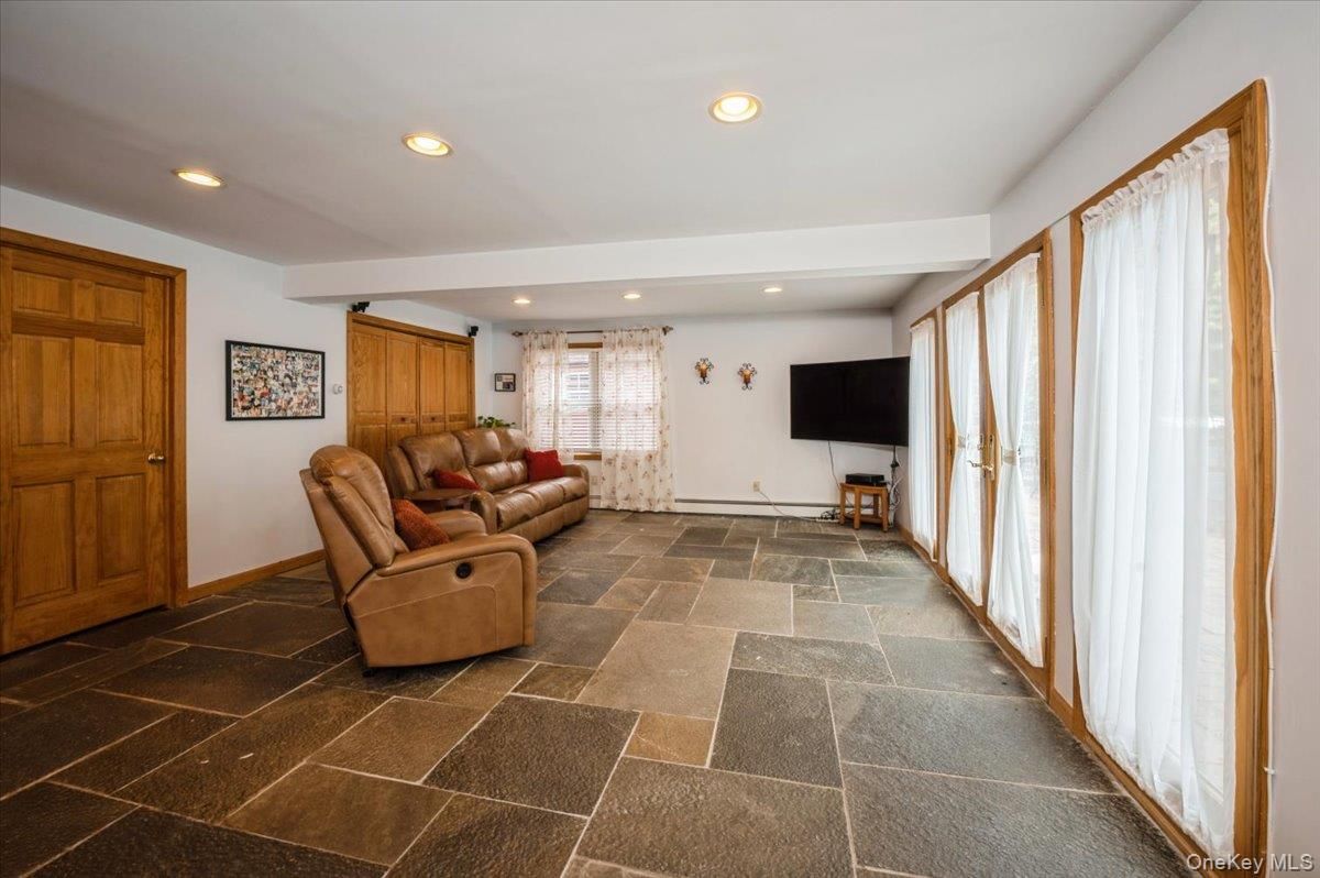 Interior, Living room, Recessed Lighting