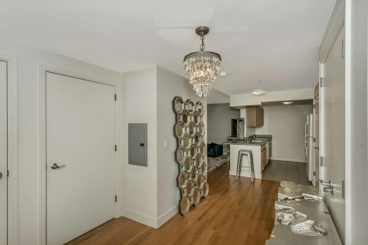 Chandelier, Dining room, Interior, Kitchen, Wood Texture Flooring