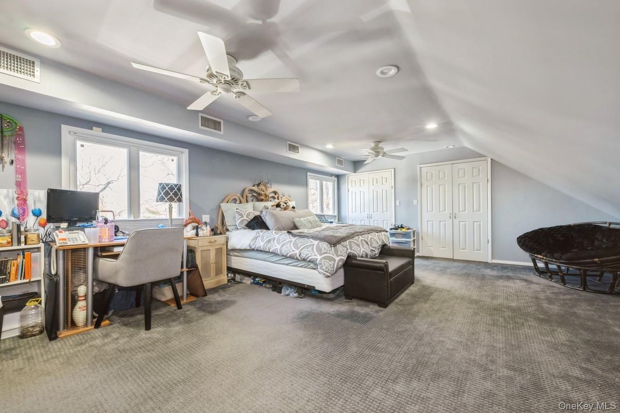 Bedroom, Home Office, Interior, Recessed Lighting