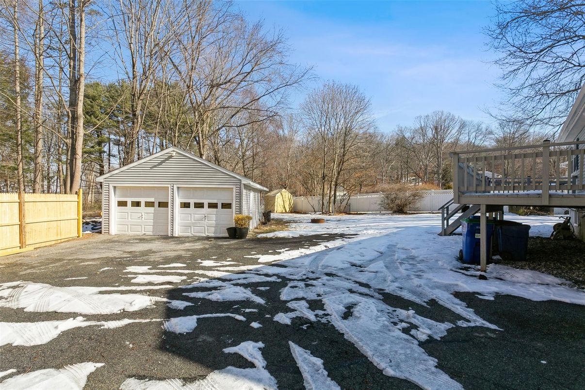 Backyard, Detached Garage, Exterior