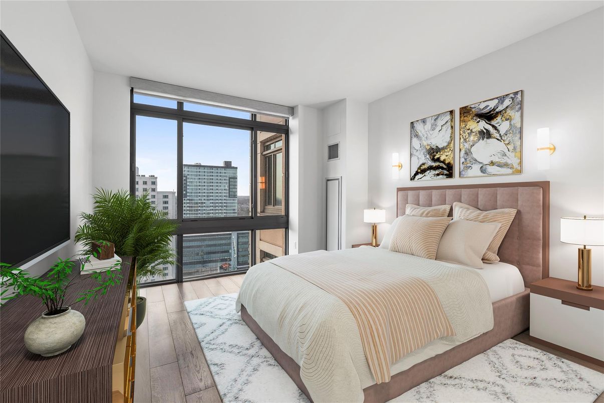 Bedroom, Interior, Wood Texture Flooring
