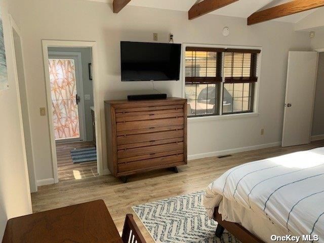 Bedroom, Interior, Wooden Beams, Wood Texture Flooring