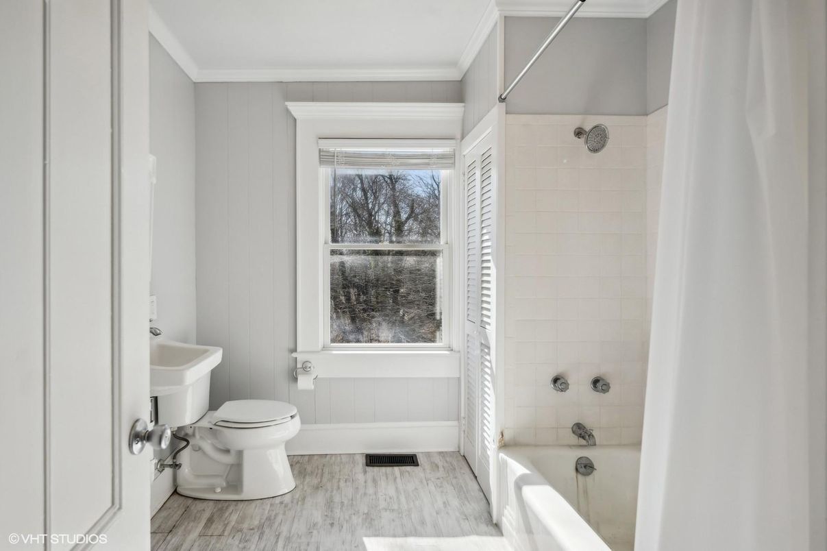 Bathroom, Interior, Wood Texture Flooring