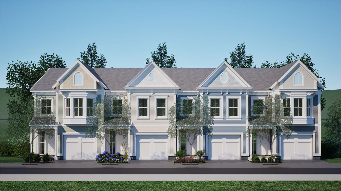 Attached, Exterior, Facade, Rowhouse