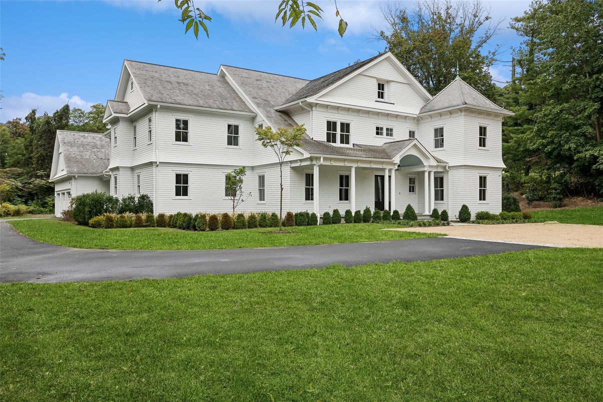 Attached, Backyard, Exterior, Facade, Farmhouse