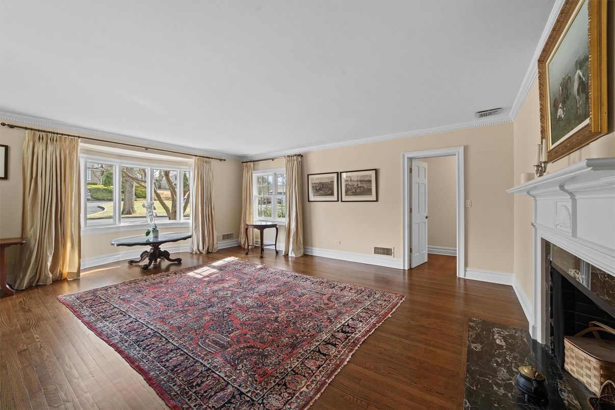 Fireplace, Interior, Wood Texture Flooring