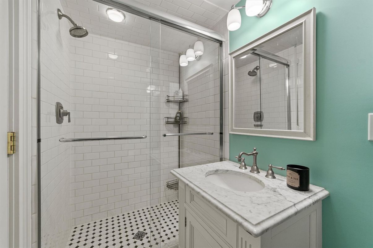 Bathroom, Glass Shower, Interior