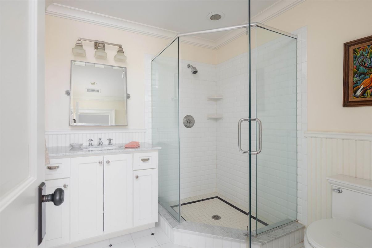 Bathroom, Glass Shower, Interior
