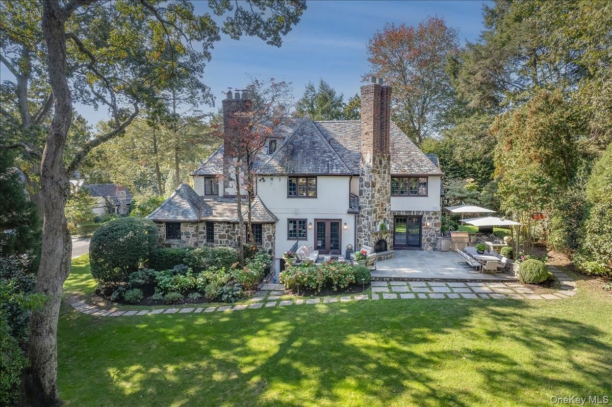 Backyard, Exterior, Facade, Tudor Revival