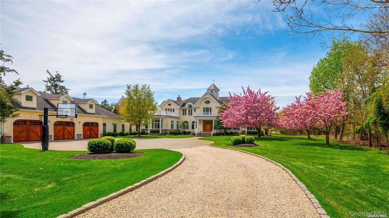 Attached, Backyard, Exterior, Facade, French Provincial