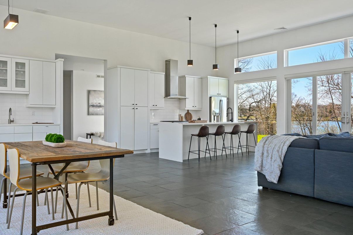 Dining room, Interior, Kitchen, Pendant Lights