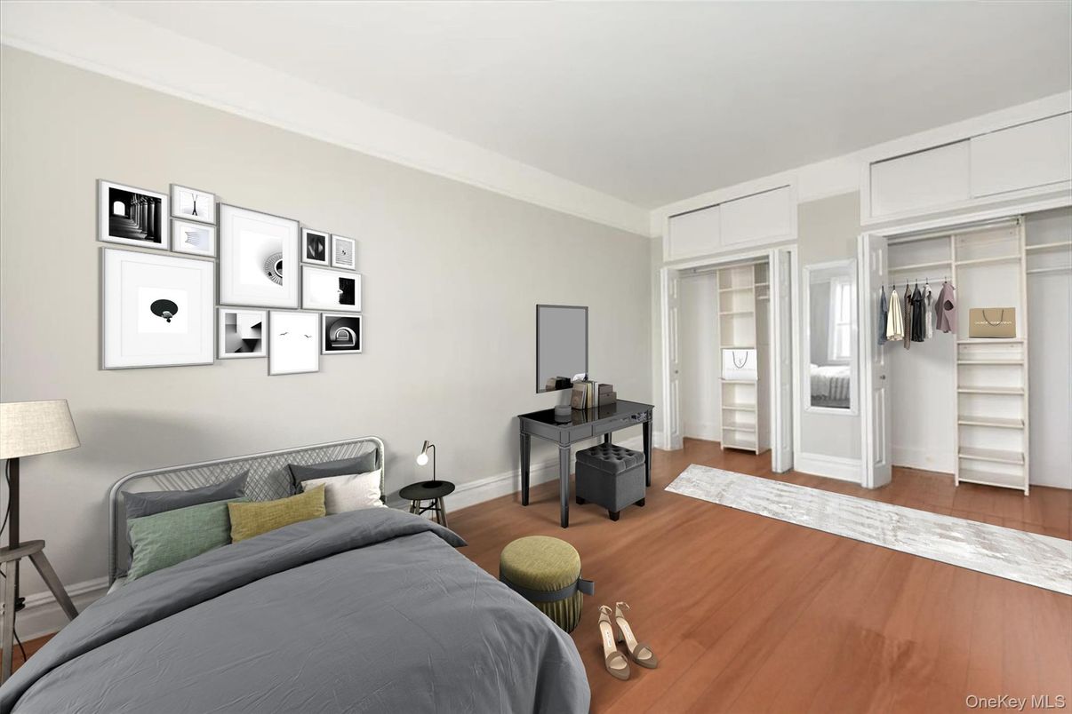 Bedroom, Interior, Wood Texture Flooring