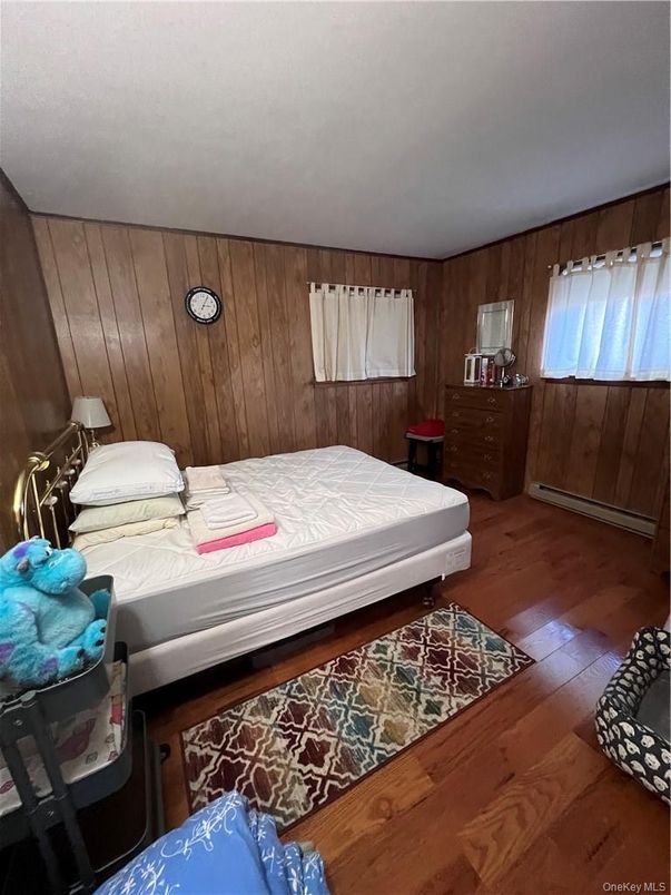 Bedroom, Interior, Wood Texture Flooring, Wooden Walls