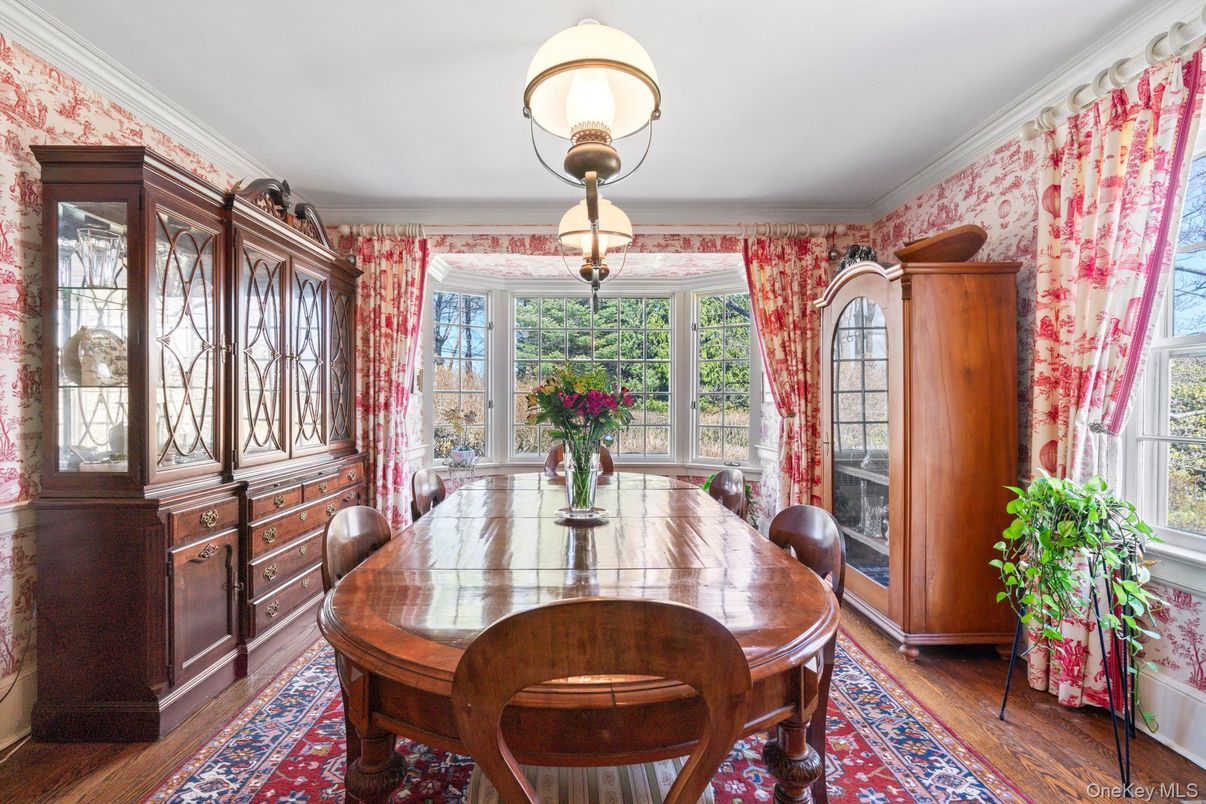Dining room, Interior, Wood Texture Flooring