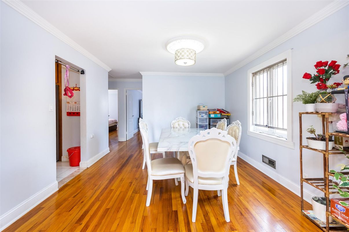 Dining room, Interior, Wood Texture Flooring