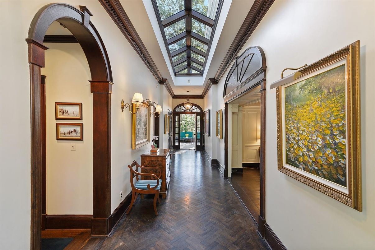 Glass Ceilings, Interior, Wood Texture Flooring